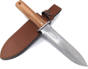 Truly Garden Knife with leather sheath